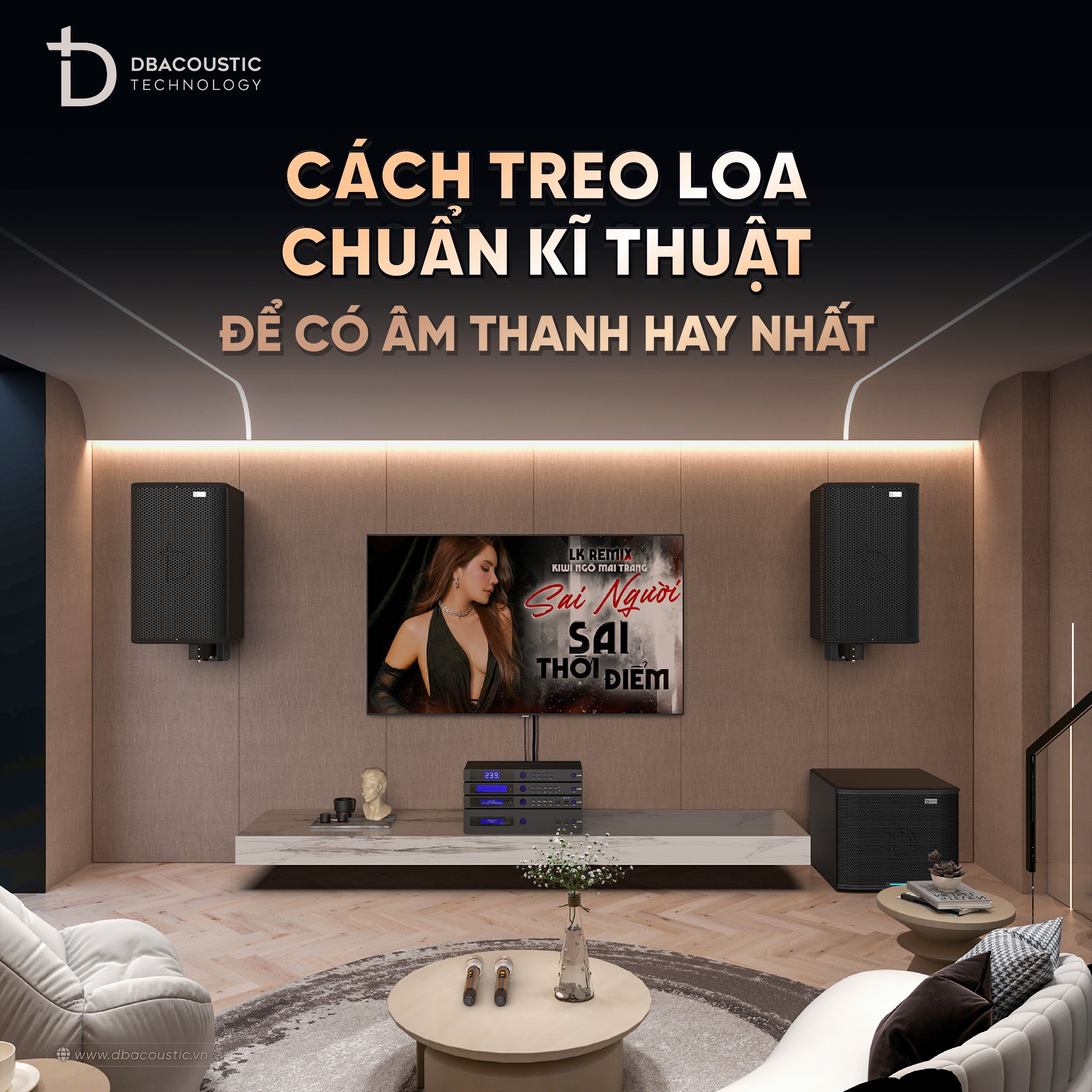 Hướng Dẫn Treo Loa Đúng Cách