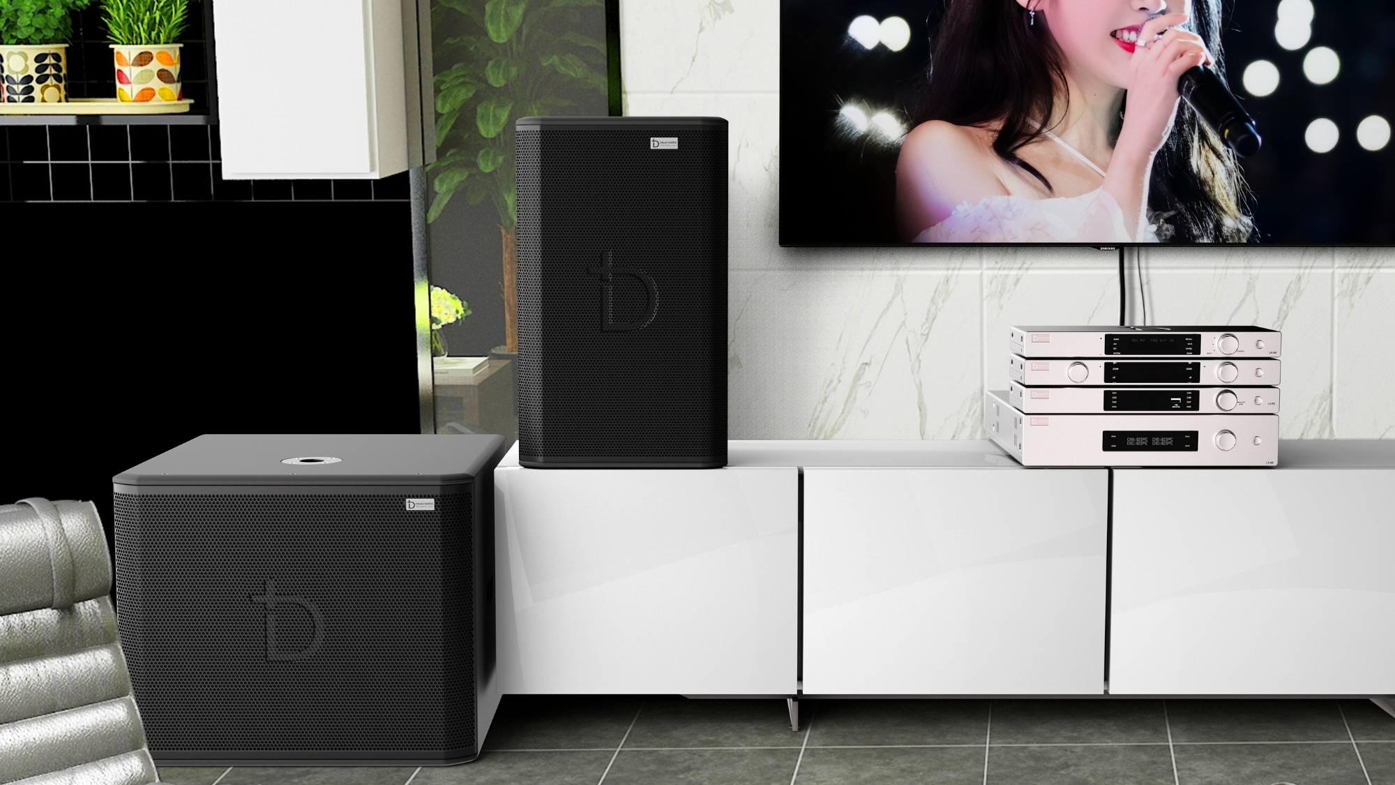 Loa Full đảm nhận việc tái tạo toàn bộ dải dải tần từ trung-trầm đến cao