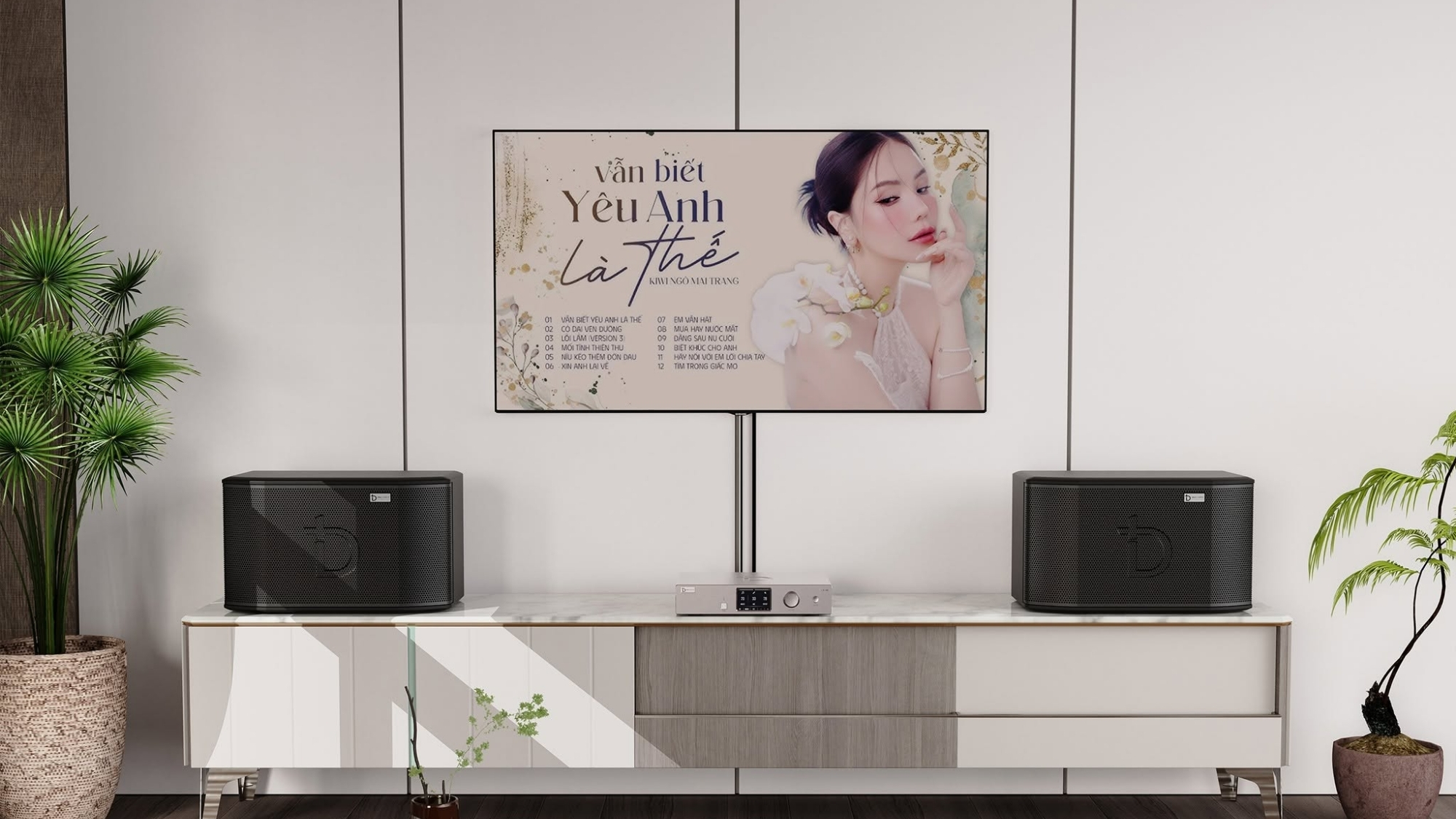 Chọn loa karaoke theo diện tích phòng 15 - 25m2 ưu tiên loa bass 25