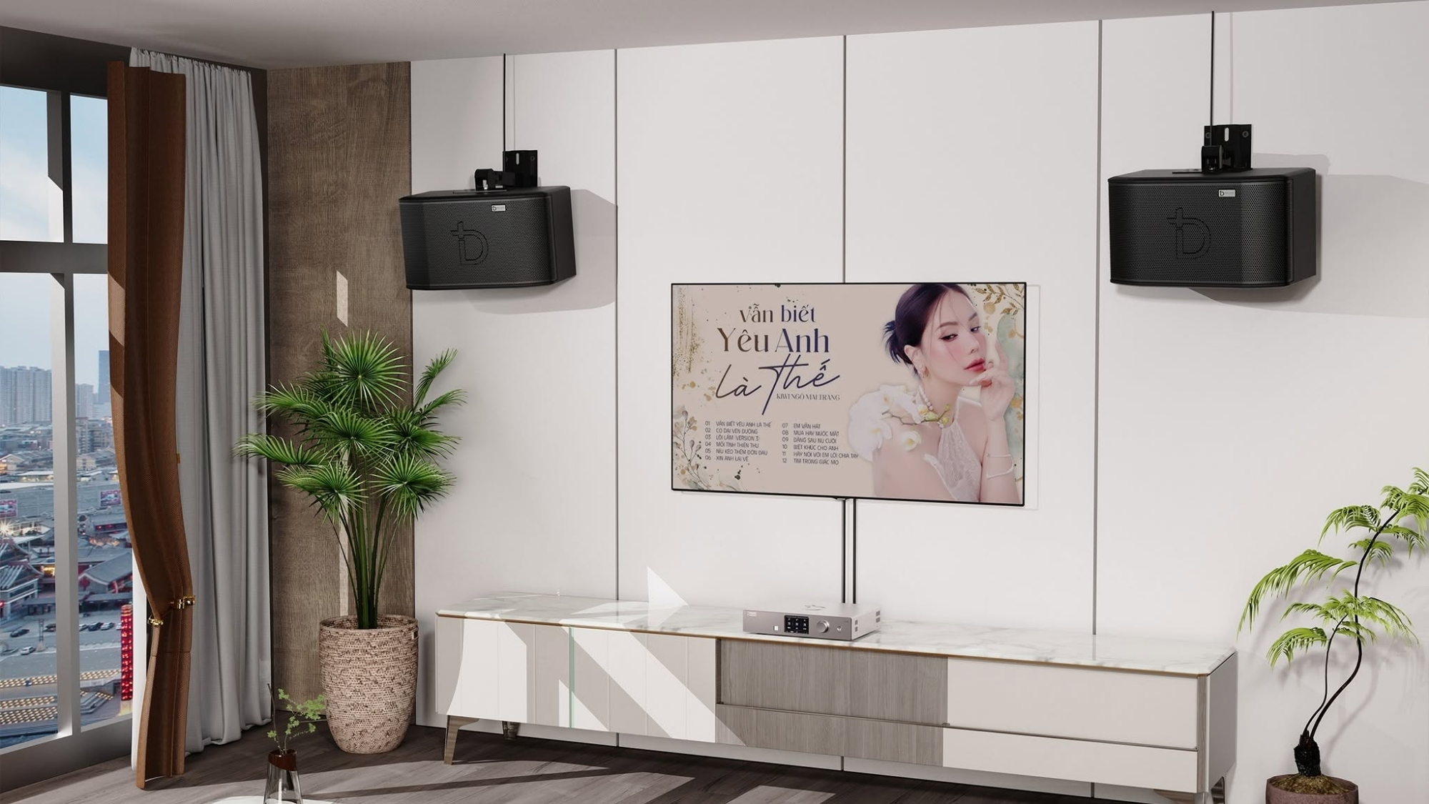 Việc bố trí loa cũng quan trọng không kém chọn loa karaoke theo diện tích phòng