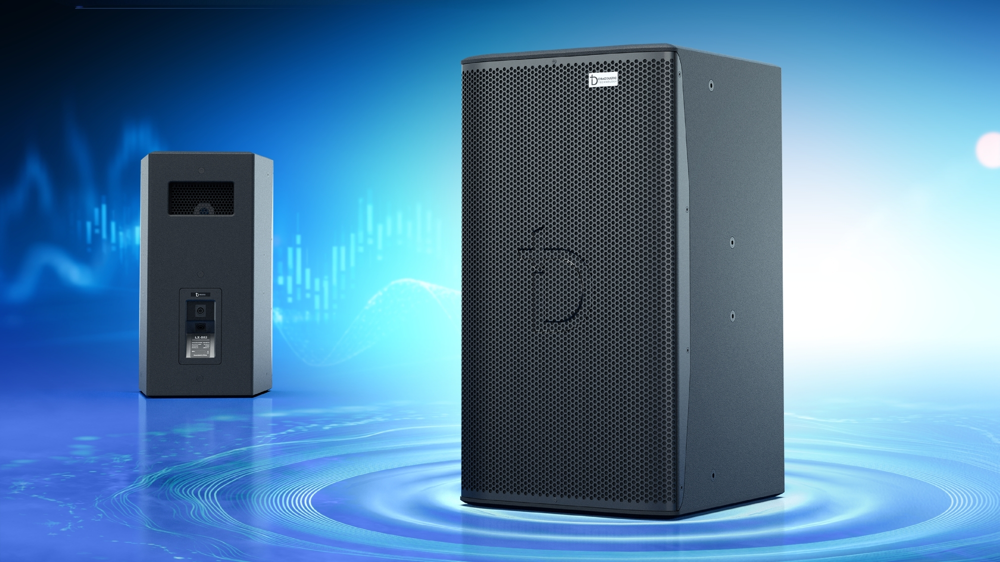 Loa karaoke bass 30 DBacoustic LX-S52 có vẻ ngoài thời thượng