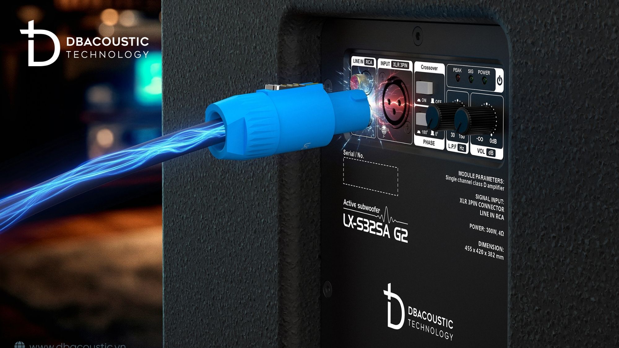 Dây tín hiệu lỏng khiến loa sub không có tiếng