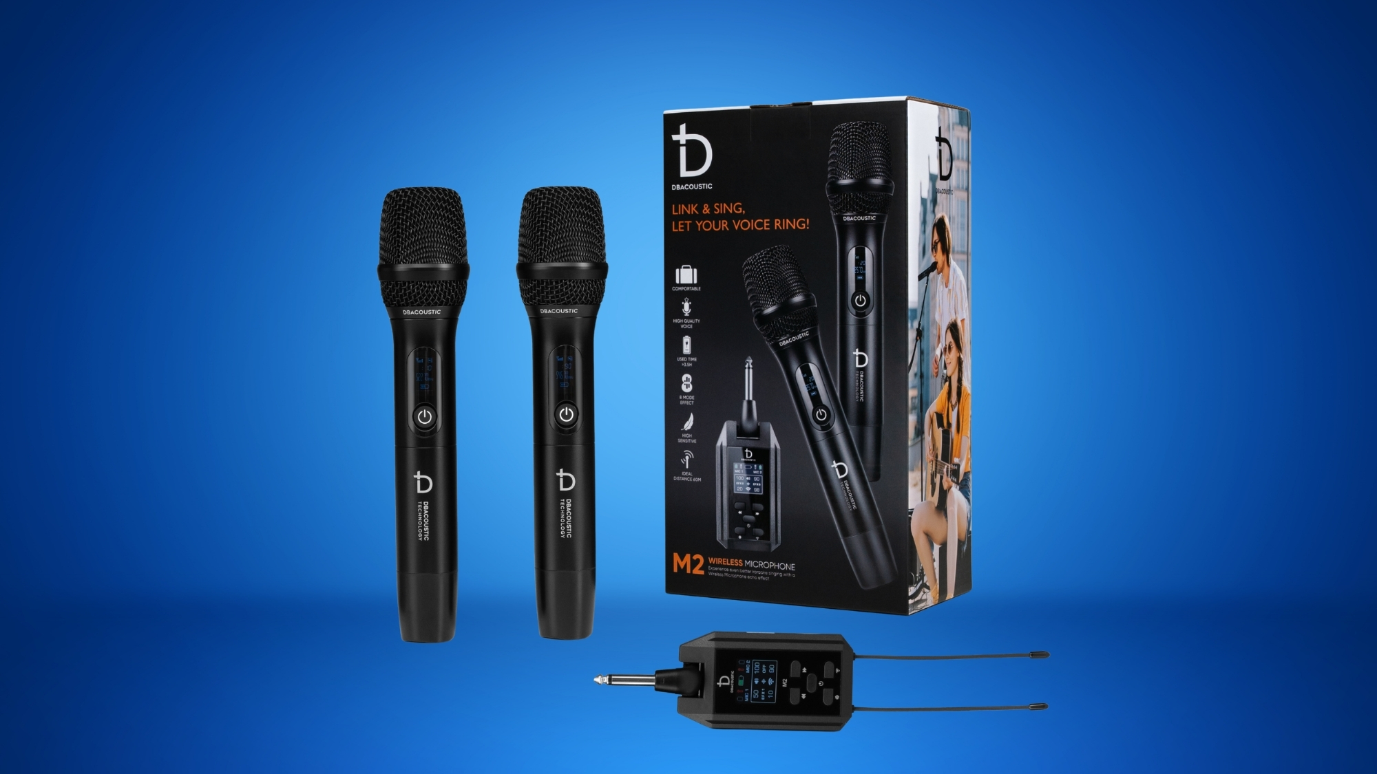 Muốn mua micro không dây hát karaoke hay tiện lợi hãy chọn DBacoustic M2
