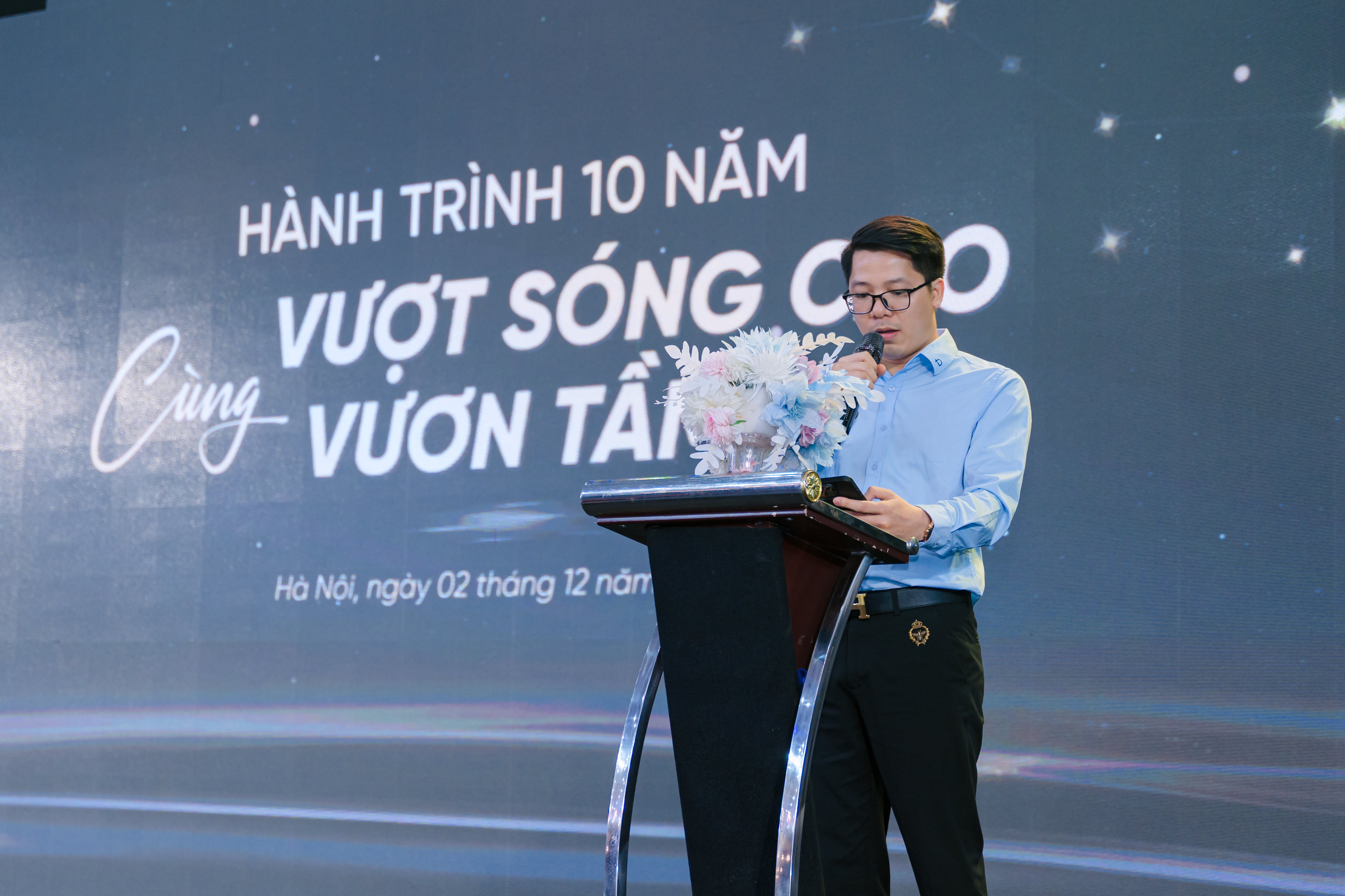 Chủ tịch Hội đồng thành viên - Ông Đoàn Mạnh Linh đã có bài phát biểu mở màn