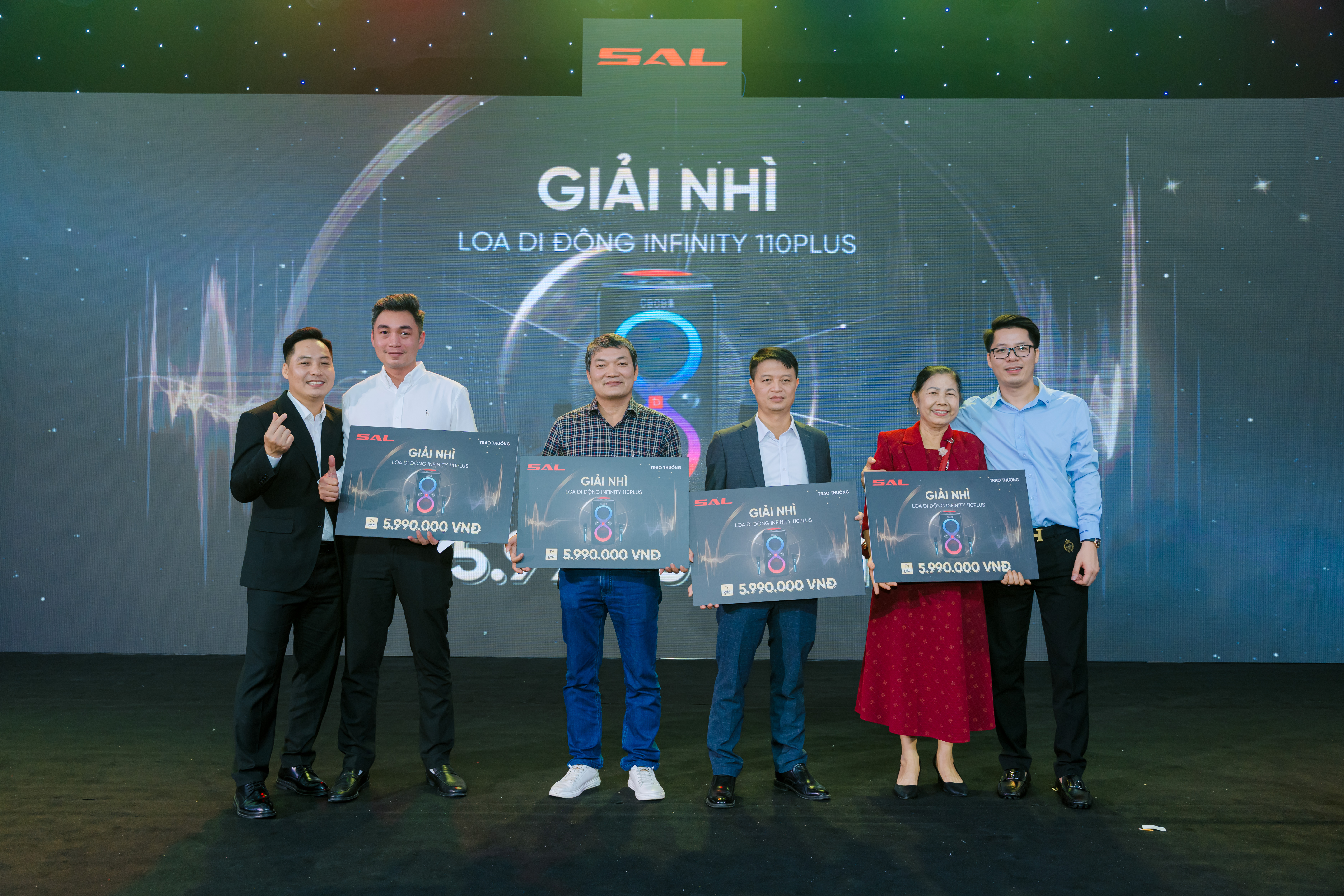 Giải nhì với phần quà Loa di động Infinity 110 Plus