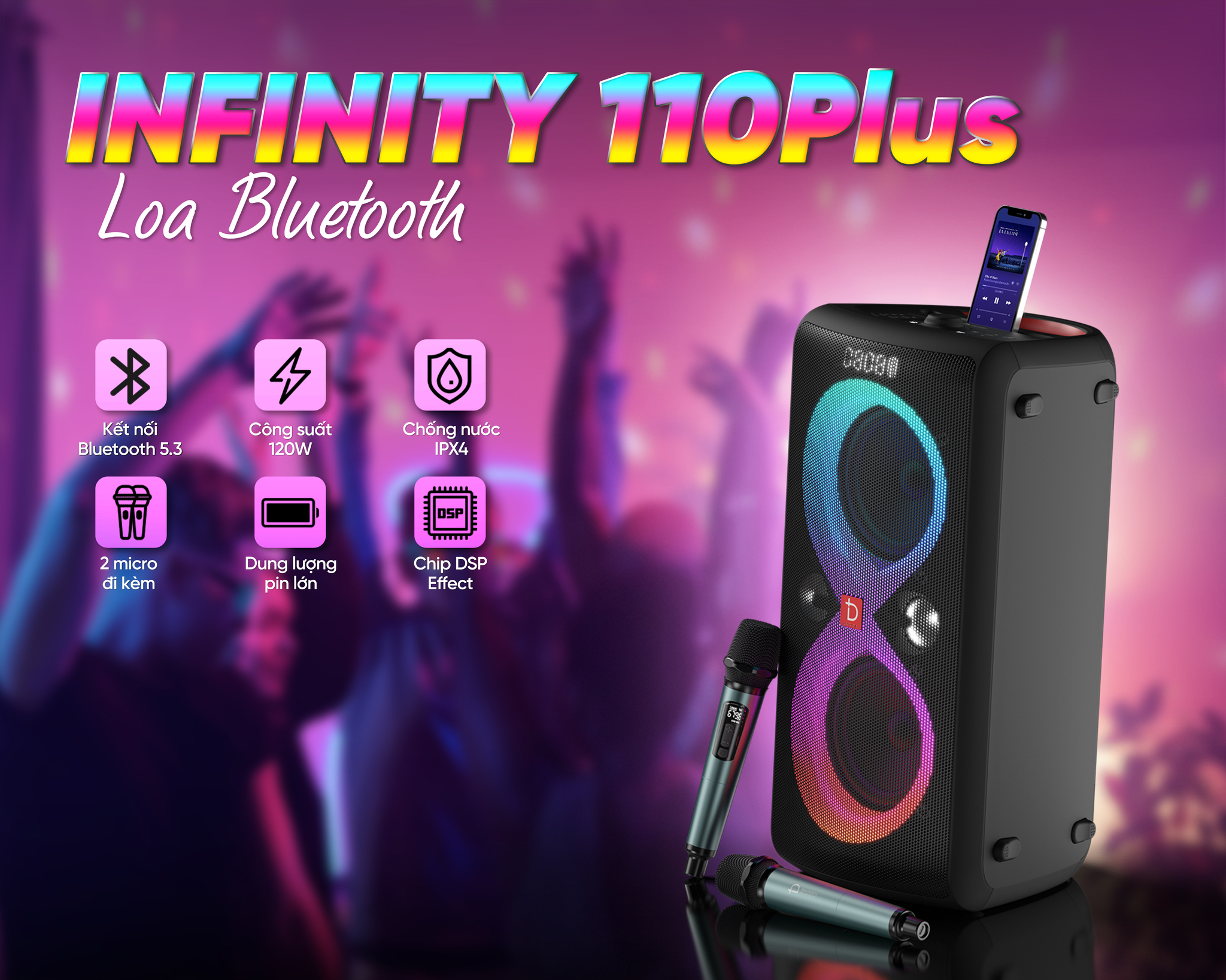 Loa di động Dbacoustic Infinity 110Plus