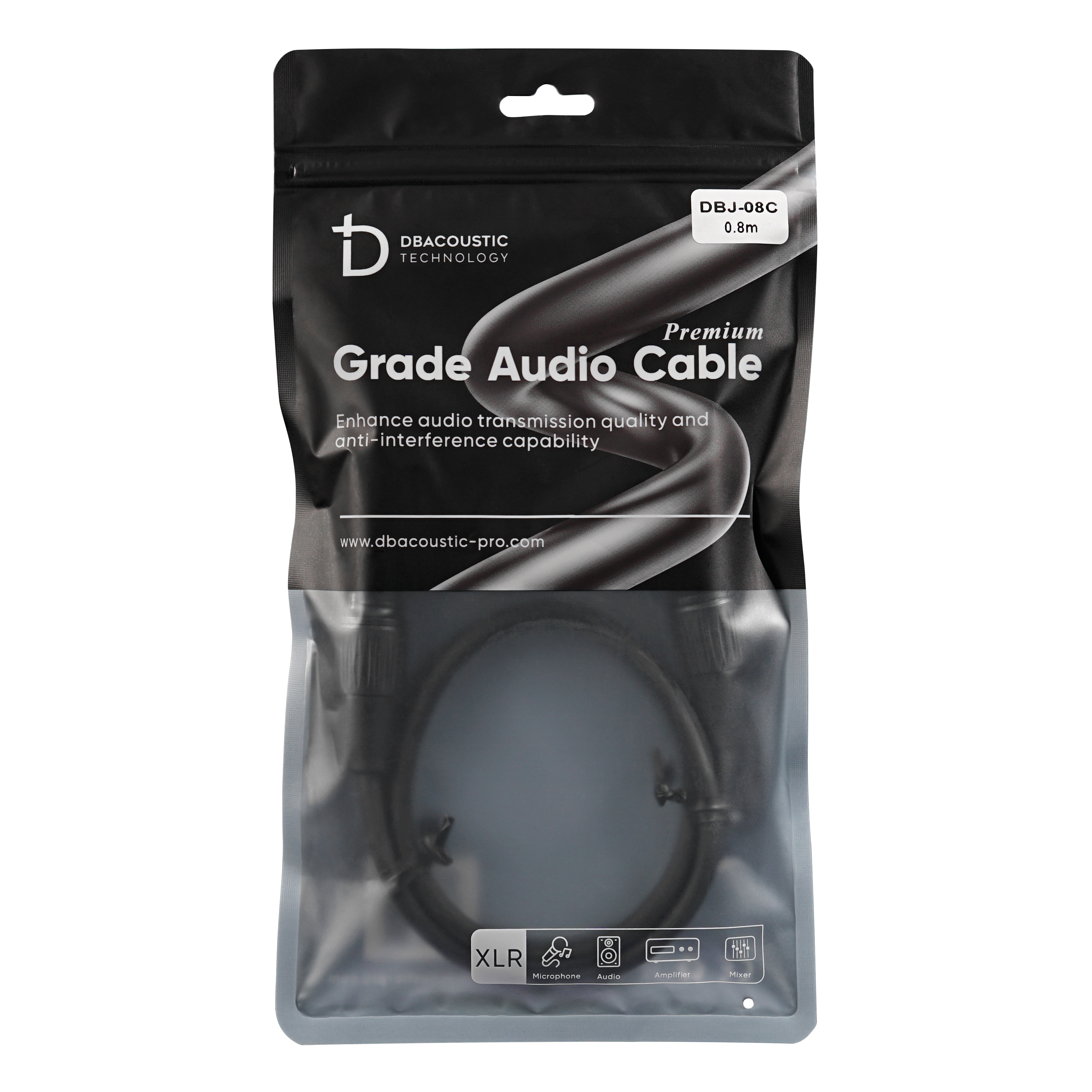 Dây canon XLR DBacoustic DBJ-08C