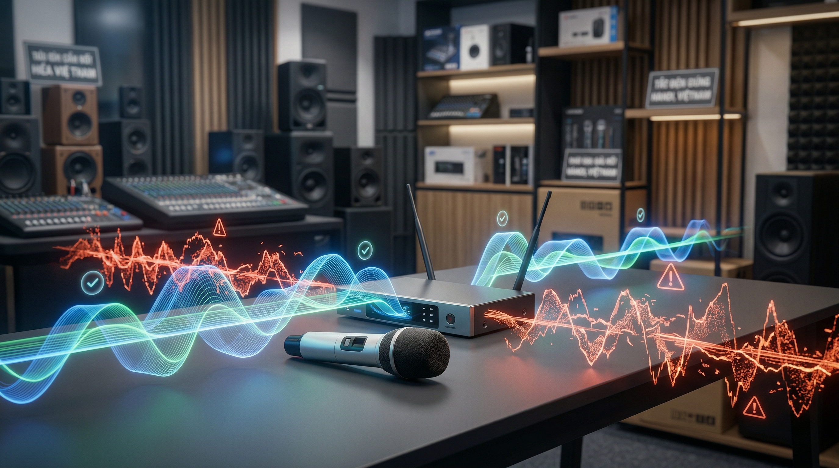 Micro Không Dây Sai Tần Số Bị Phạt Bao Nhiêu